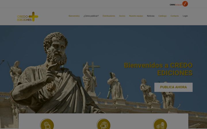 Screenshot of credo-ediciones.com