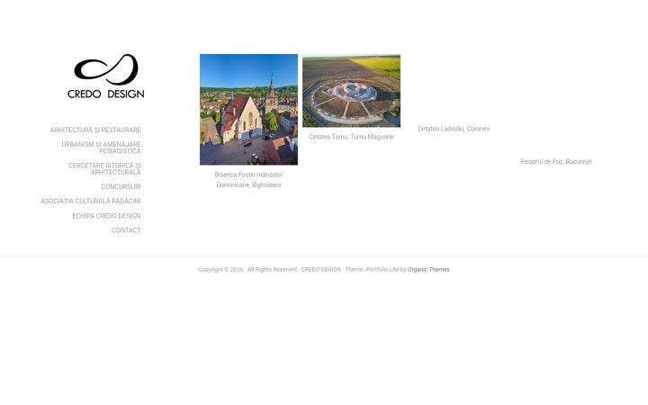 Screenshot of credodesign.ro
