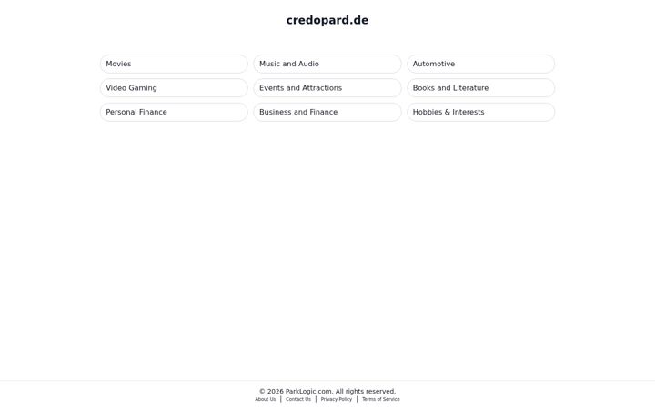 Screenshot of credopard.de