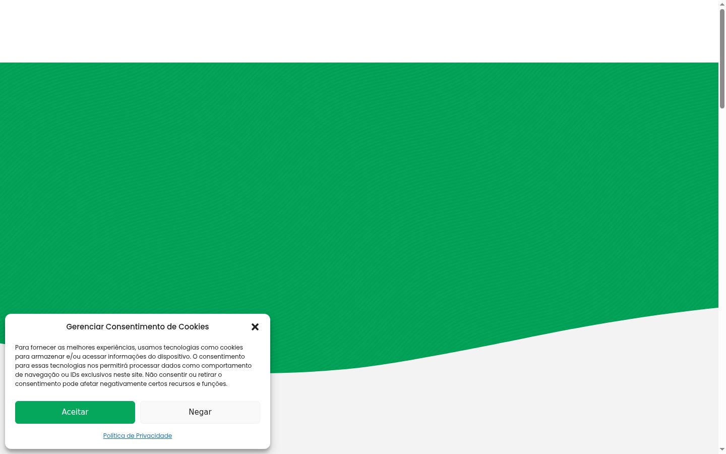 Screenshot van de toestemmingsbanner zoals getoond vóór enige interactie