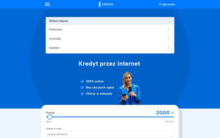 Screenshot of credum.pl
