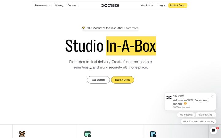 Screenshot of cree8.io