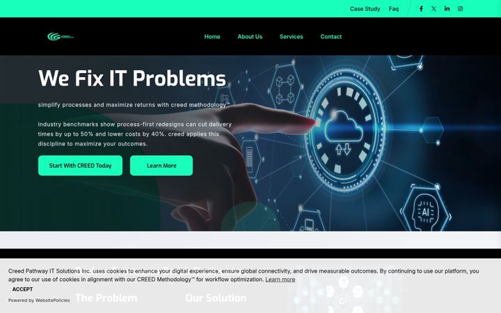 Screenshot of creedpathway.com