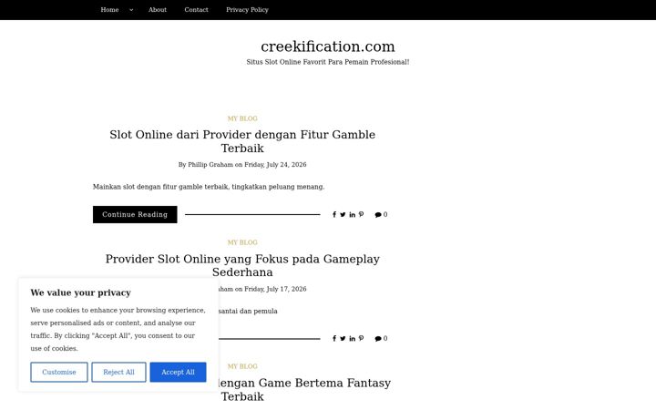Screenshot of creekification.com