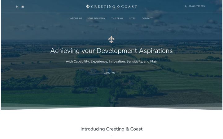 Screenshot of creetingandcoast.co.uk