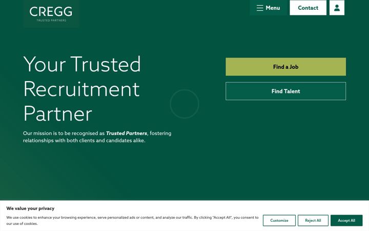 Screenshot of cregg.ie