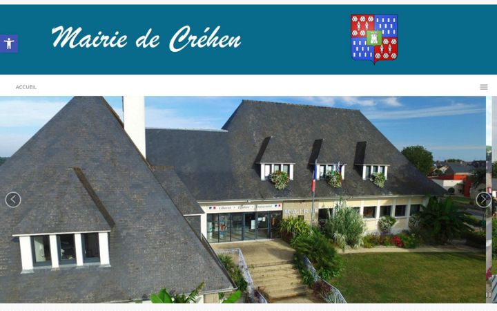 Screenshot of crehen.fr