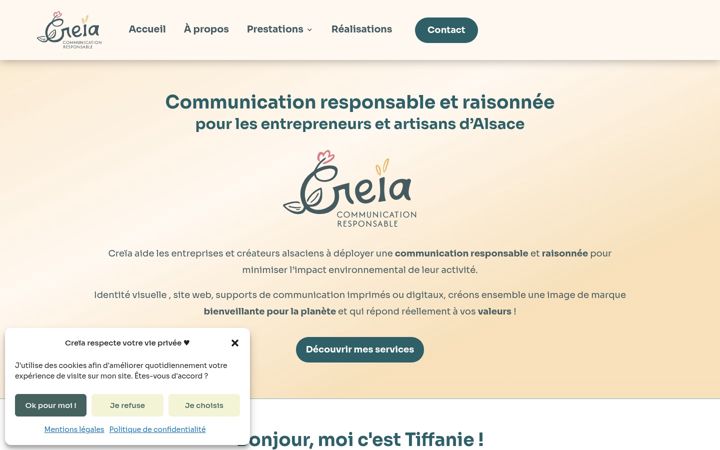 Screenshot of creia-communication.fr