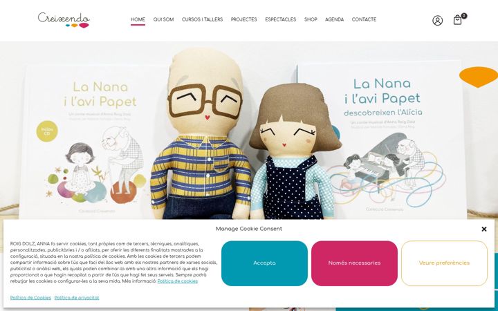 Screenshot of creixendo.com