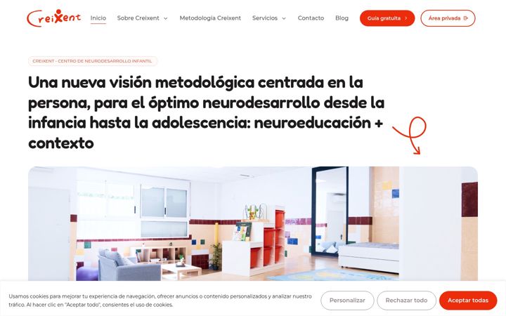Screenshot of creixent.es