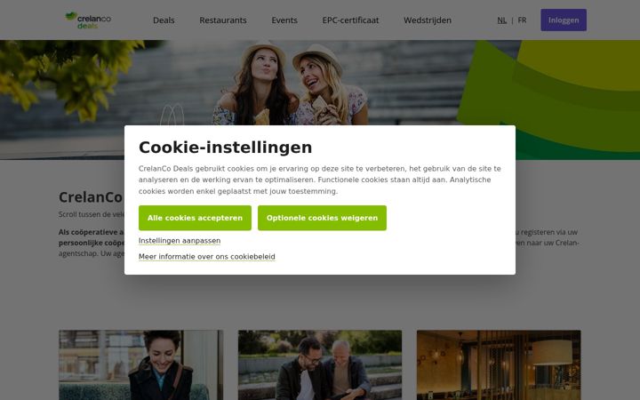 Screenshot of crelancodeals.be
