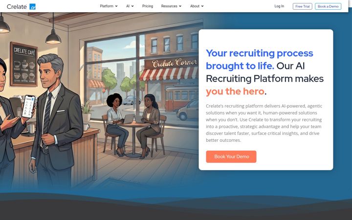 Screenshot of crelate.com