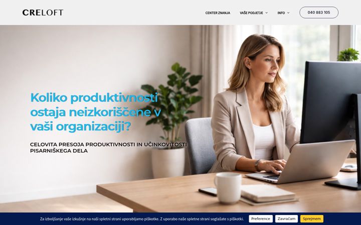 Screenshot of creloft.com