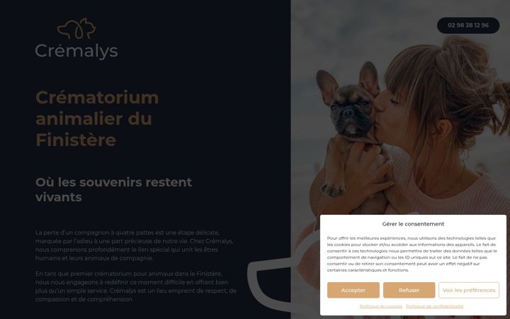 Ekrānuzņēmums no cremalys.fr