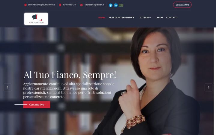 Screenshot of cremaschinilex.com