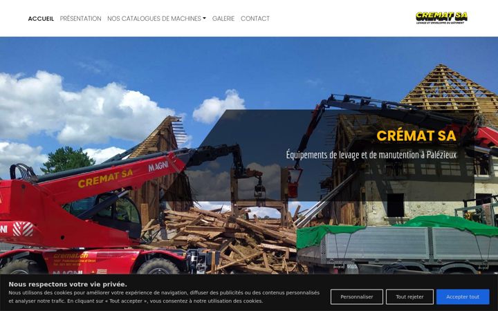 Screenshot of cremat.ch