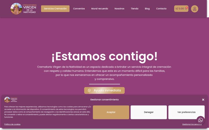 Screenshot of crematoriovirgendelanatividadtpp.com