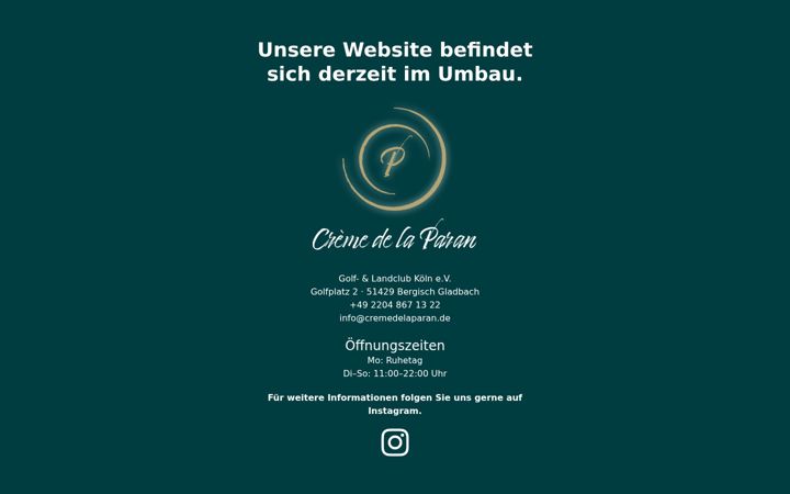 Screenshot of cremedelaparan.de