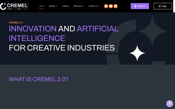 Screenshot di cremel.net