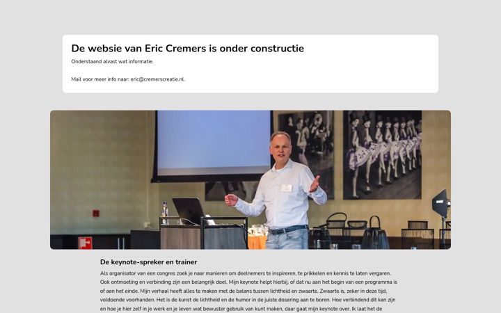 Screenshot of cremerscreatie.nl