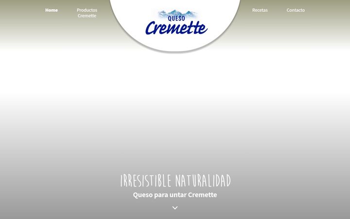 Ekrano kopija cremette.es