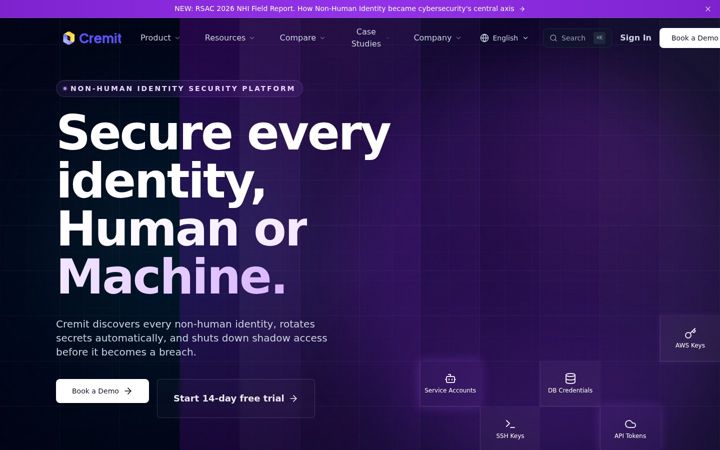 Screenshot of cremit.io
