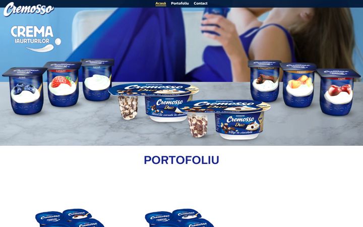 Screenshot of cremosso.ro