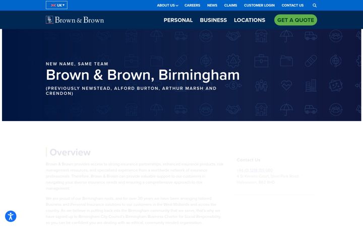 Screenshot of crendoninsurance.co.uk