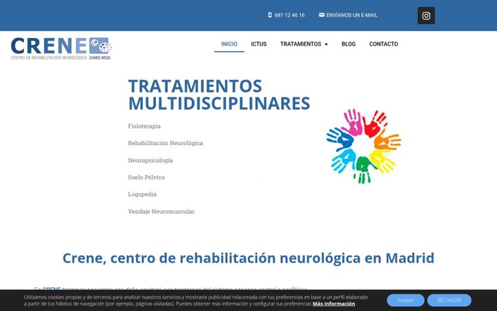 Screenshot of crene.es