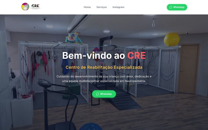 Screenshot of crenovaiguacu.com.br