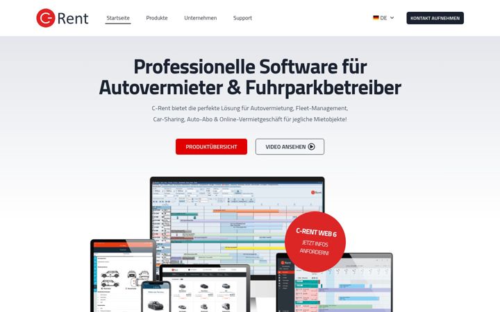 Screenshot of crent.de