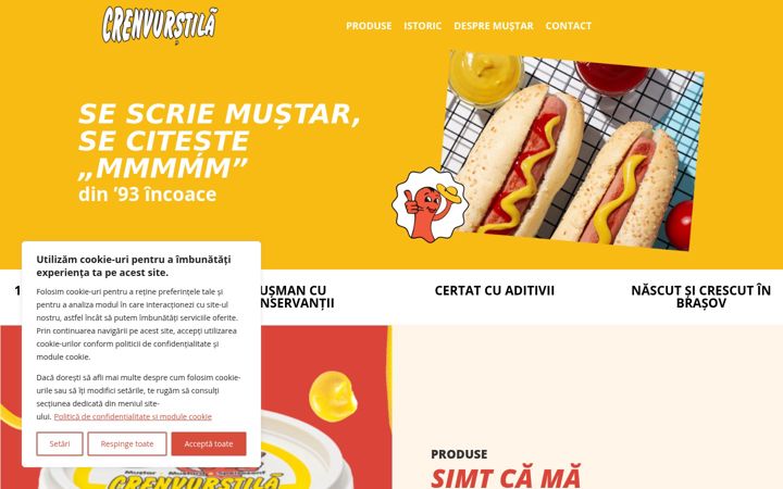 Screenshot of crenvurstila.ro