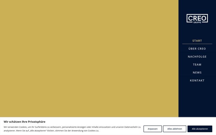 Screenshot of creo-gruppe.de