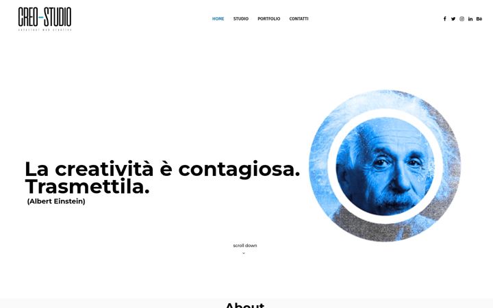 Screenshot di creo-studio.it