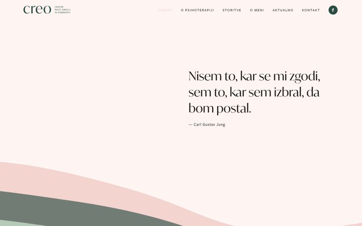 Screenshot von creo-svetovanje.si
