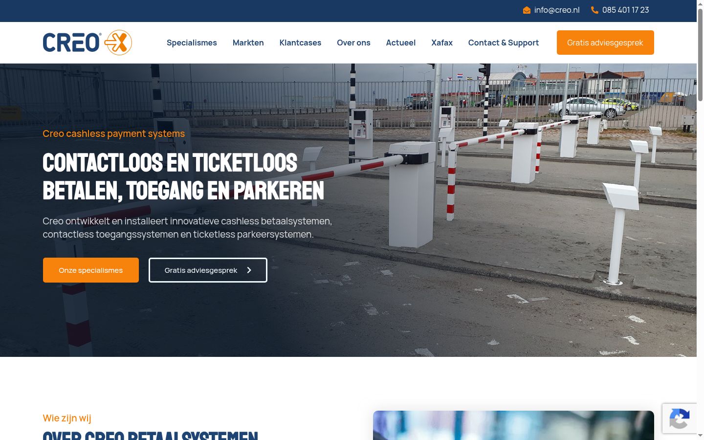 Screenshot van de toestemmingsbanner zoals getoond vóór enige interactie