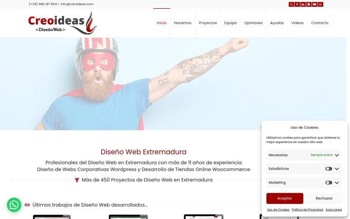 Screenshot of creoideas.com