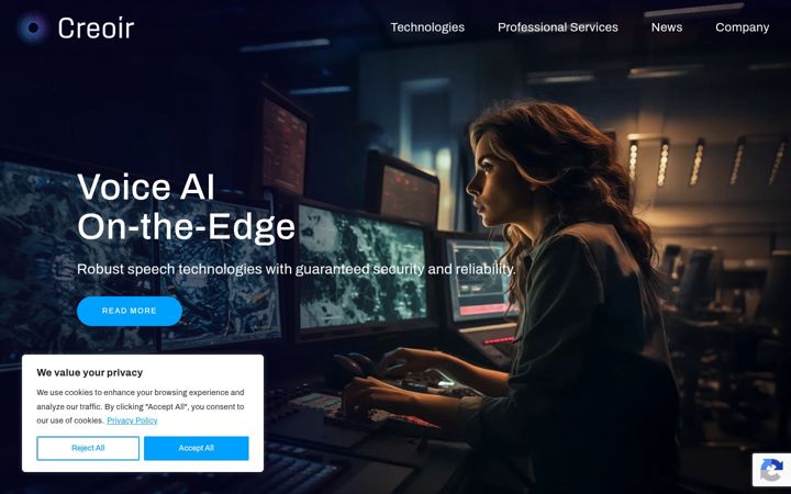 Screenshot of creoir.com