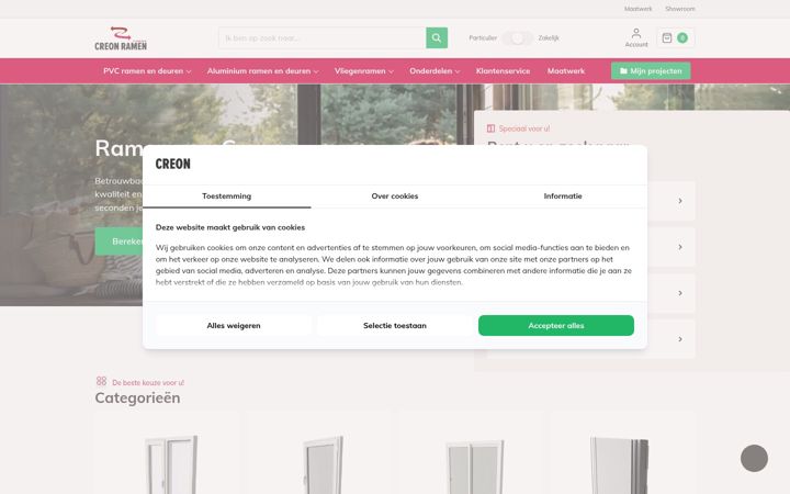 Screenshot of creon-ramen.be