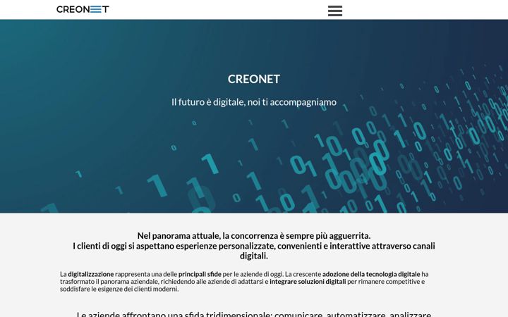 Skjámynd af creonet.it