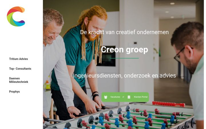 Screenshot of creongroep.nl