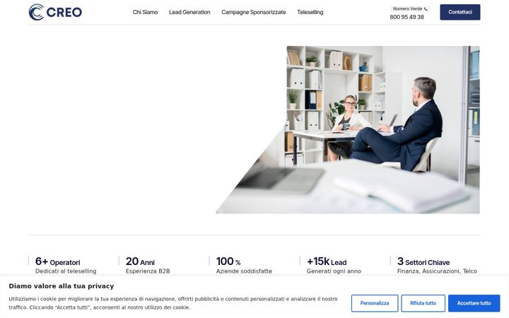 Screenshot of creosoluzionifinanziarie.it