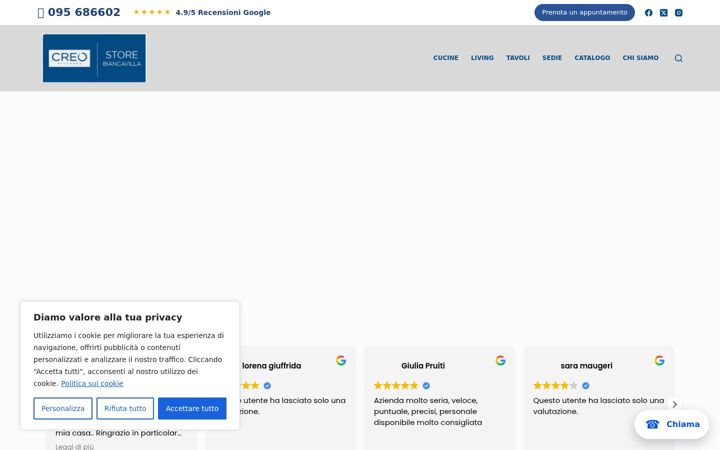 Screenshot of creostorebiancavilla.it