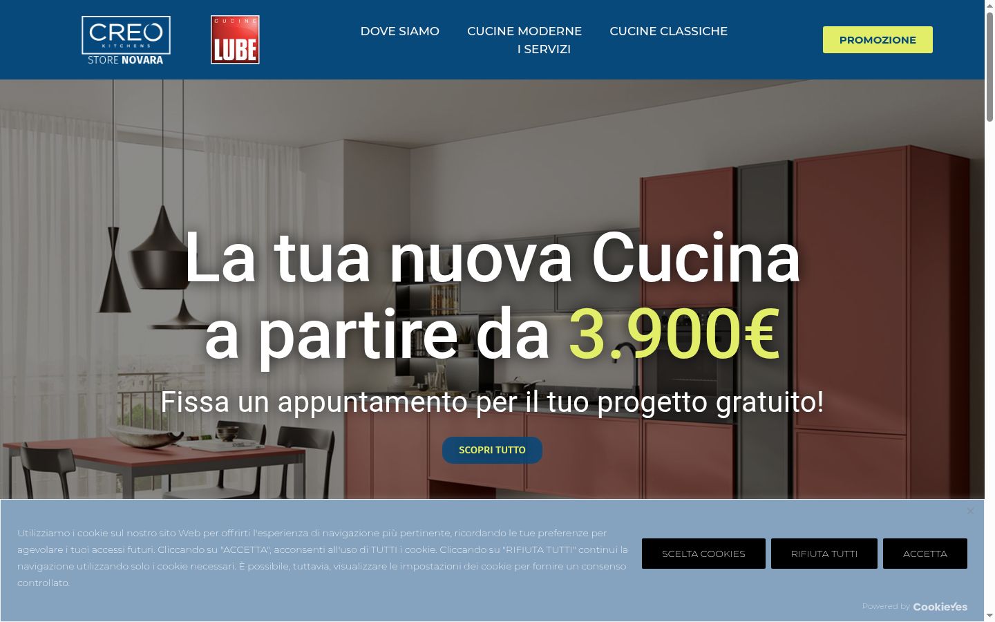 Captură de ecran a bannerului de consimțământ afișat înainte de orice interacțiune