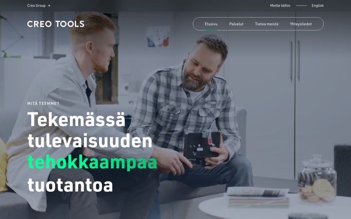 Screenshot of creotools.fi
