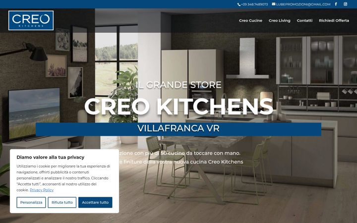Screenshot of creovillafranca.it