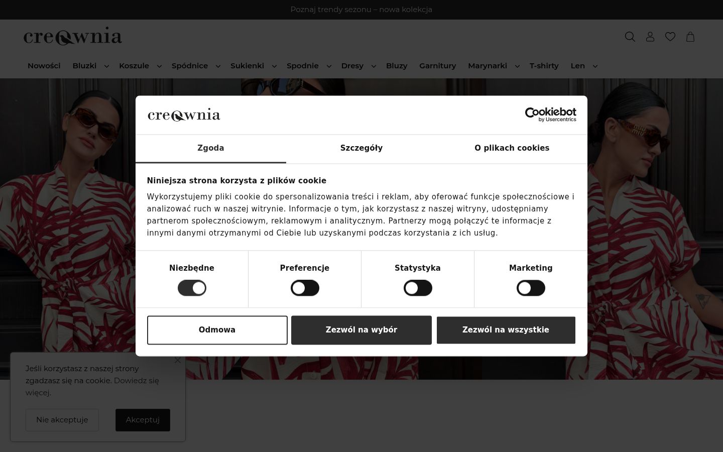 Screenshot tal-banner tal-kunsens muri qabel kwalunkwe interazzjoni
