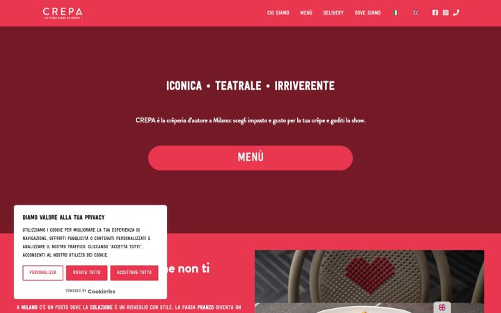 Screenshot of crepacreperie.com