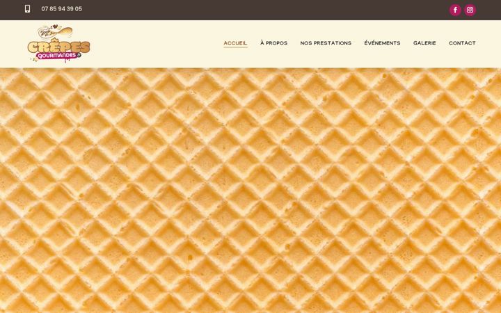 Screenshot of crepes-gourmandes77.fr
