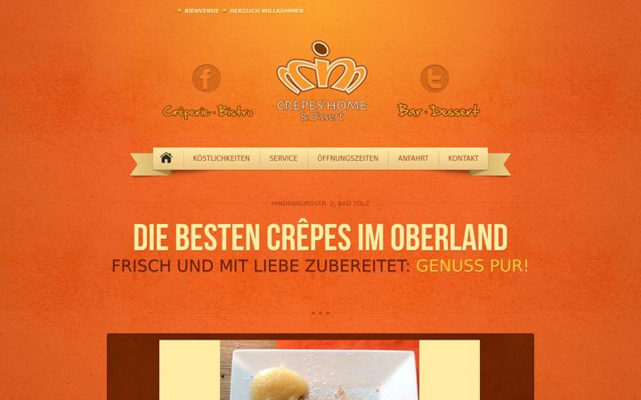 Screenshot of crepeshome.de